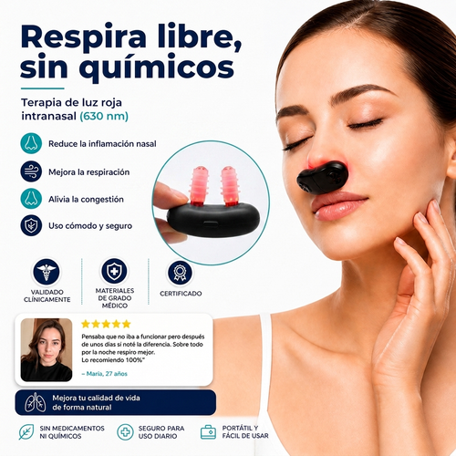 Red light therapy 660 -BreathNow™ AirFree